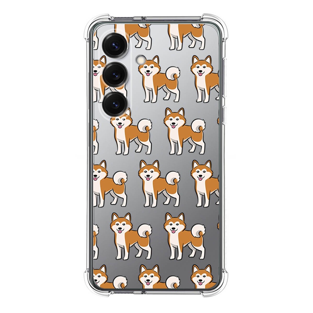 Funda Silicona Antigolpes para Samsung Galaxy S25 5G diseño Perros 08 Dibujos