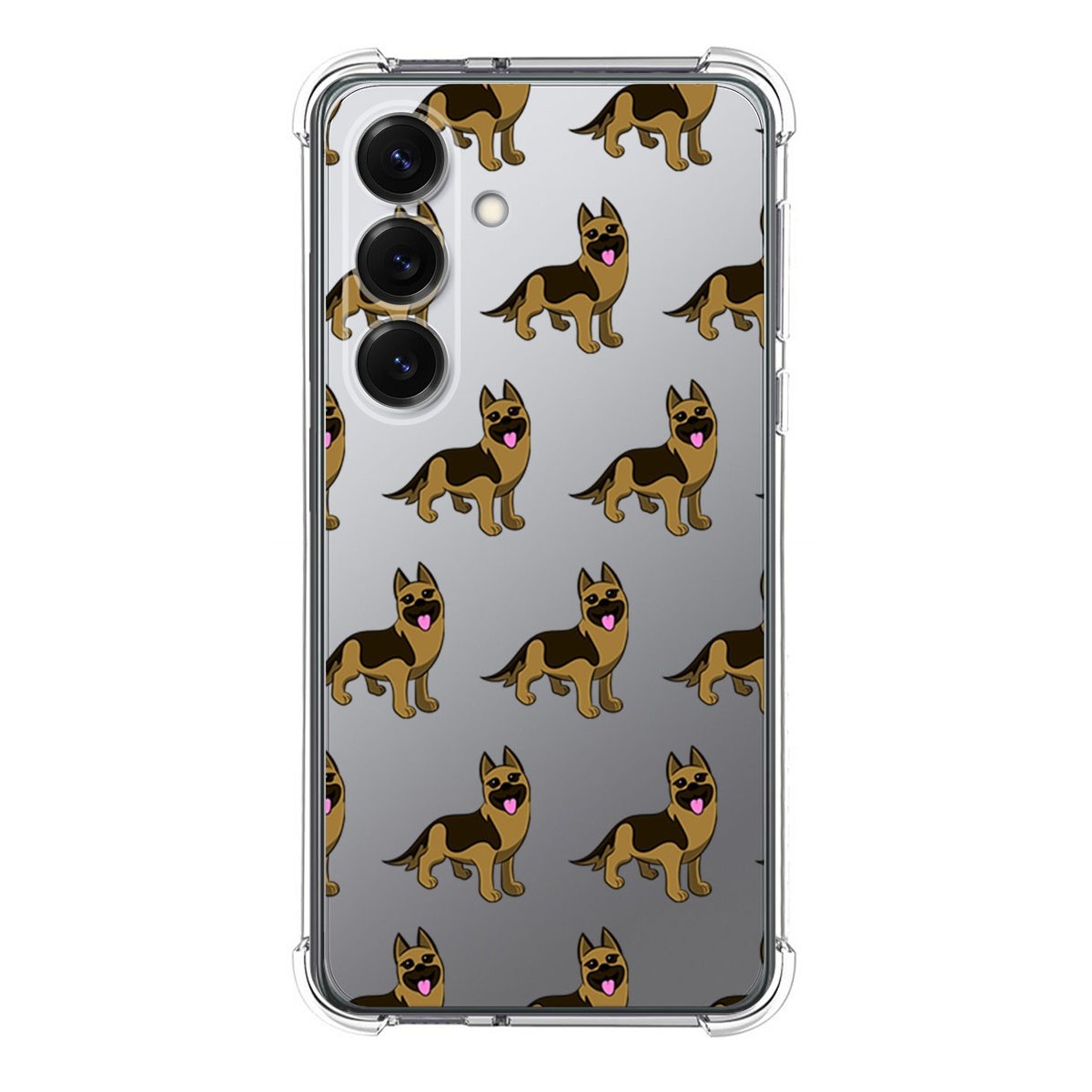 Funda Silicona Antigolpes para Samsung Galaxy S25 5G diseño Perros 09 Dibujos