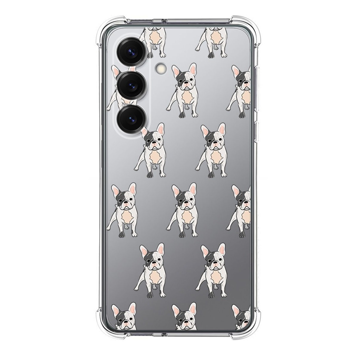Funda Silicona Antigolpes para Samsung Galaxy S25 5G diseño Perros 12 Dibujos