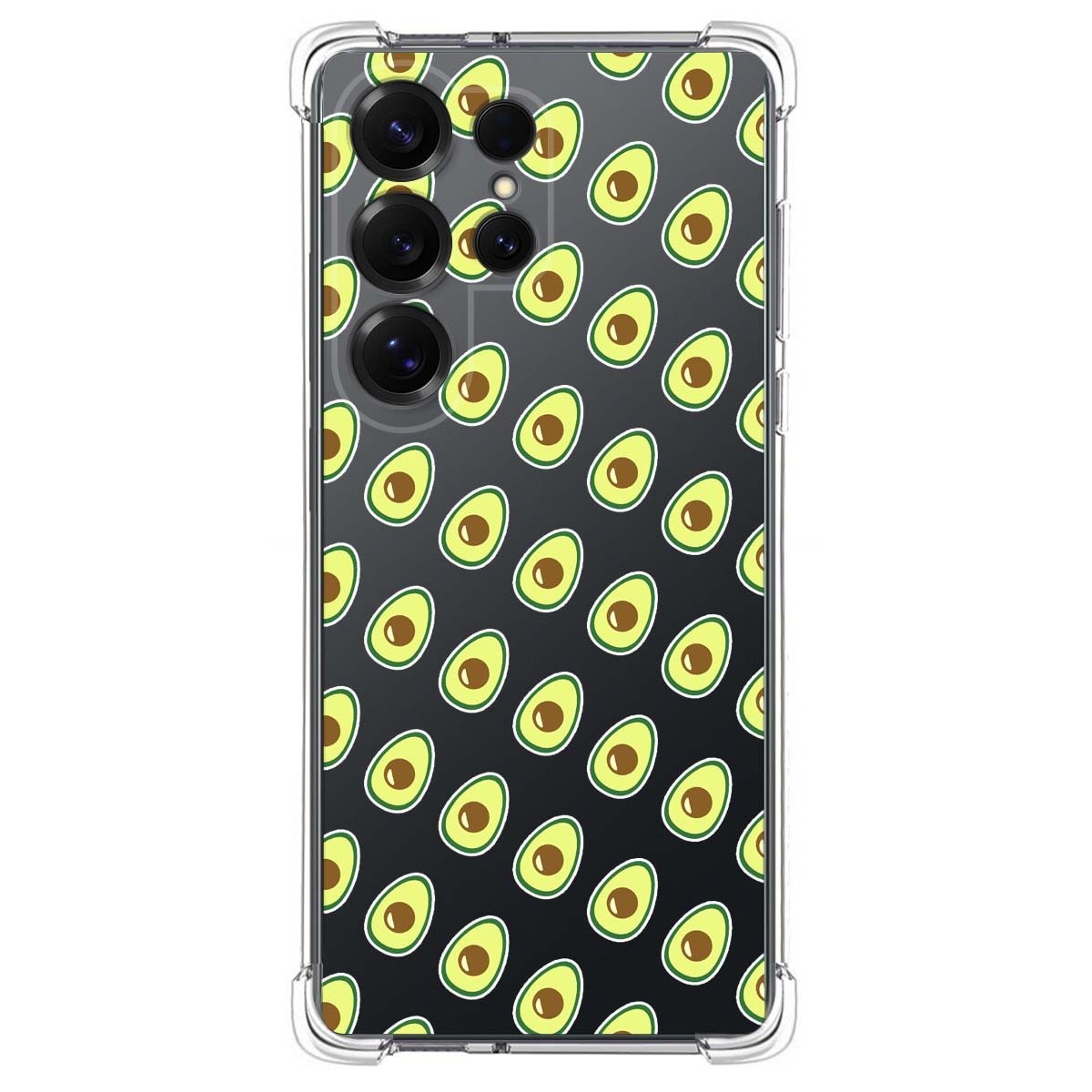 Funda Silicona Antigolpes para Samsung Galaxy S25 Ultra 5G diseño Aguacate Dibujos