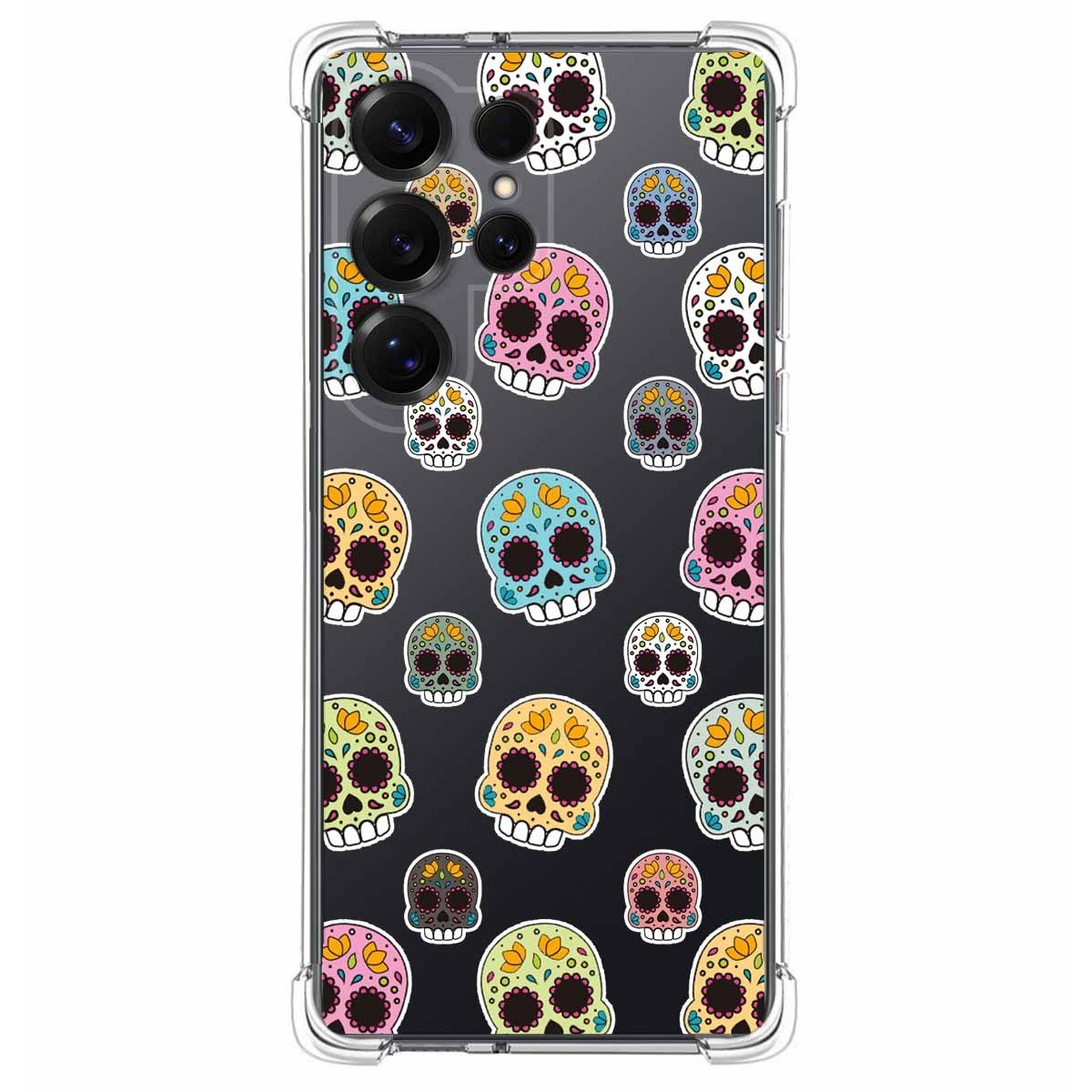 Funda Silicona Antigolpes para Samsung Galaxy S25 Ultra 5G diseño Catrina Dibujos