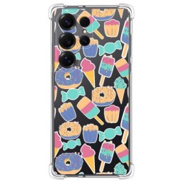Funda Silicona Antigolpes para Samsung Galaxy S25 Ultra 5G diseño Dulces 02 Dibujos