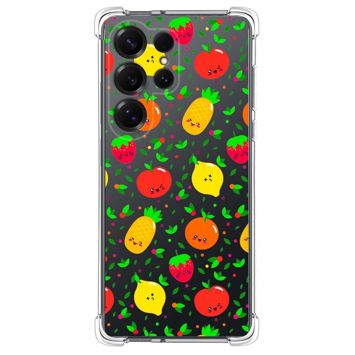 Funda Silicona Antigolpes para Samsung Galaxy S25 Ultra 5G diseño Frutas 01 Dibujos