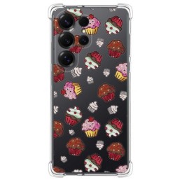 Funda Silicona Antigolpes para Samsung Galaxy S25 Ultra 5G diseño Muffins Dibujos
