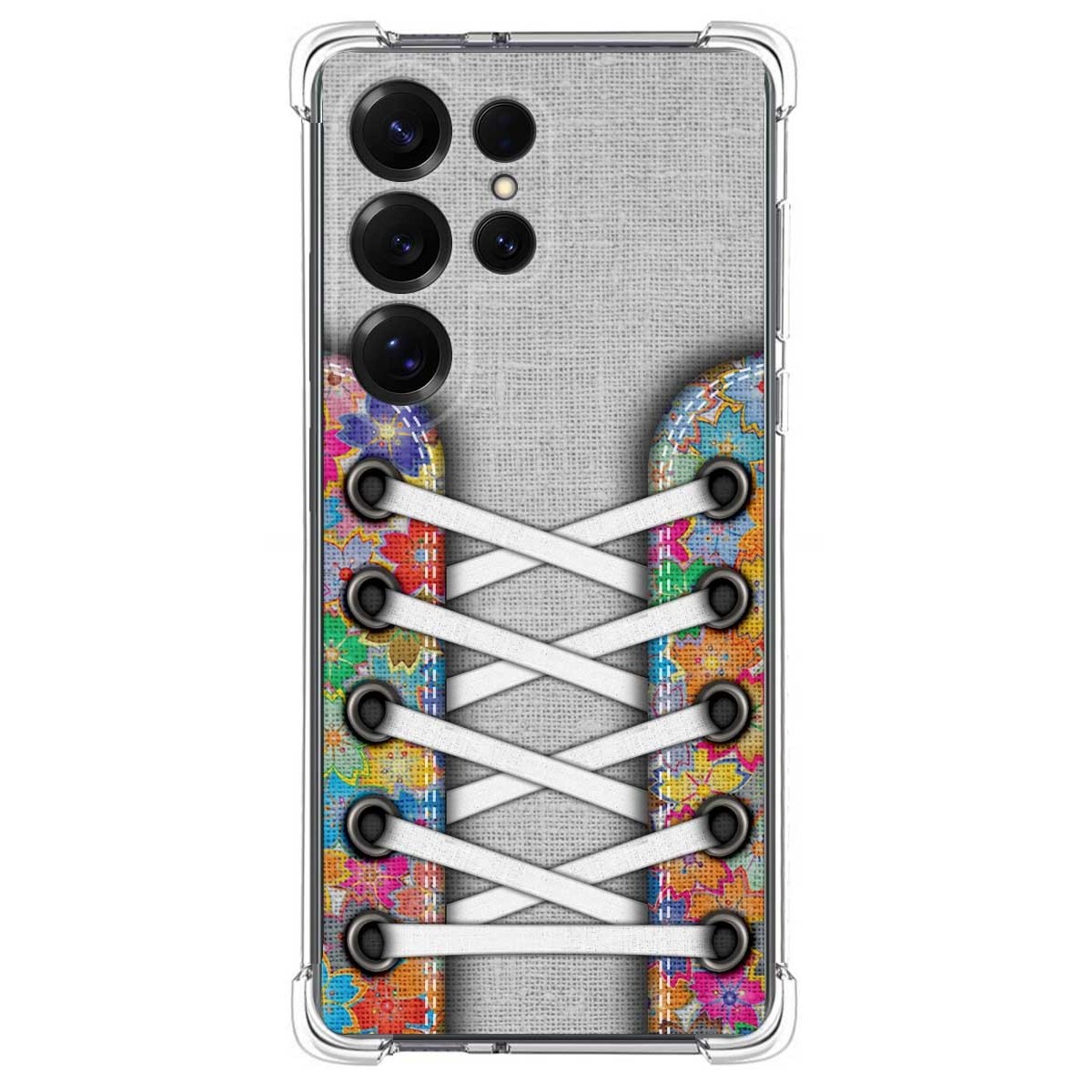 Funda Silicona Antigolpes para Samsung Galaxy S25 Ultra 5G diseño Zapatillas 04 Dibujos