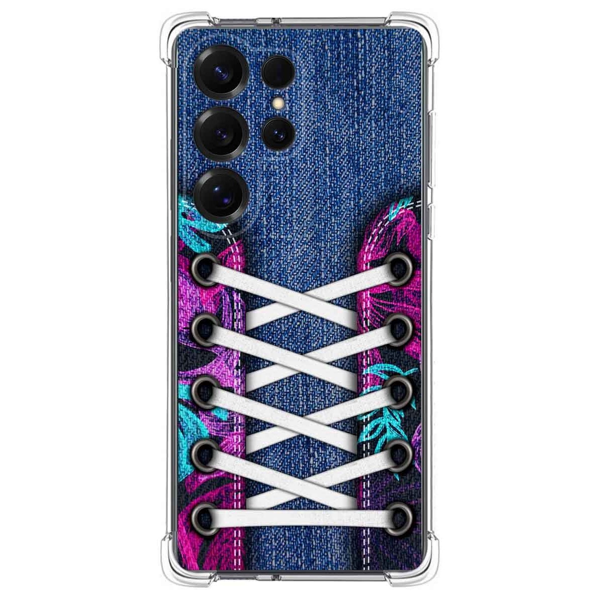 Funda Silicona Antigolpes para Samsung Galaxy S25 Ultra 5G diseño Zapatillas 06 Dibujos