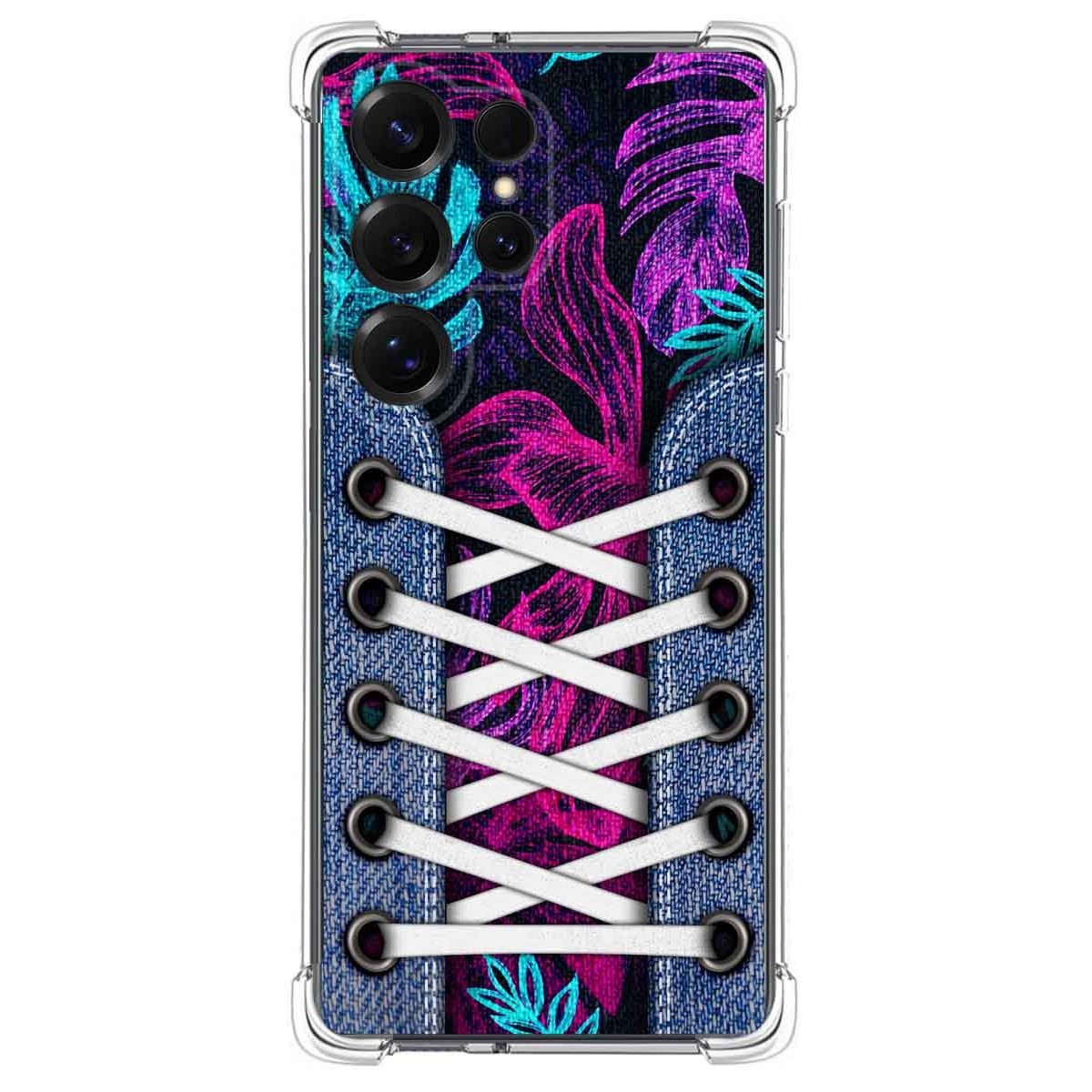 Funda Silicona Antigolpes para Samsung Galaxy S25 Ultra 5G diseño Zapatillas 07 Dibujos
