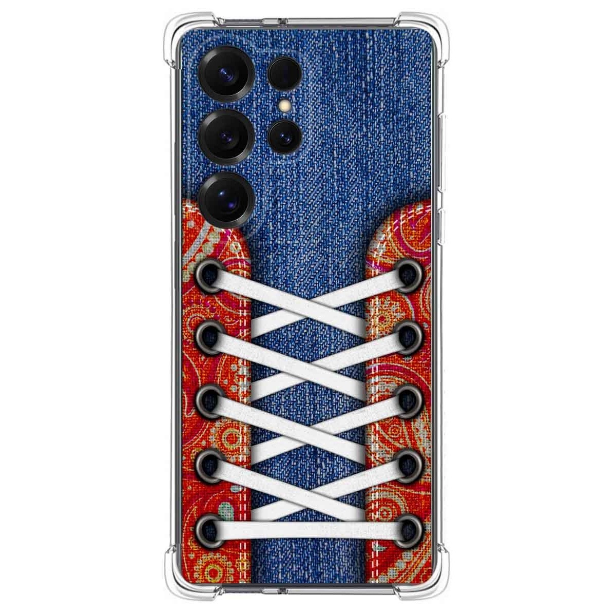 Funda Silicona Antigolpes para Samsung Galaxy S25 Ultra 5G diseño Zapatillas 11 Dibujos