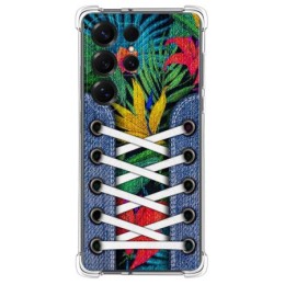 Funda Silicona Antigolpes para Samsung Galaxy S25 Ultra 5G diseño Zapatillas 12 Dibujos