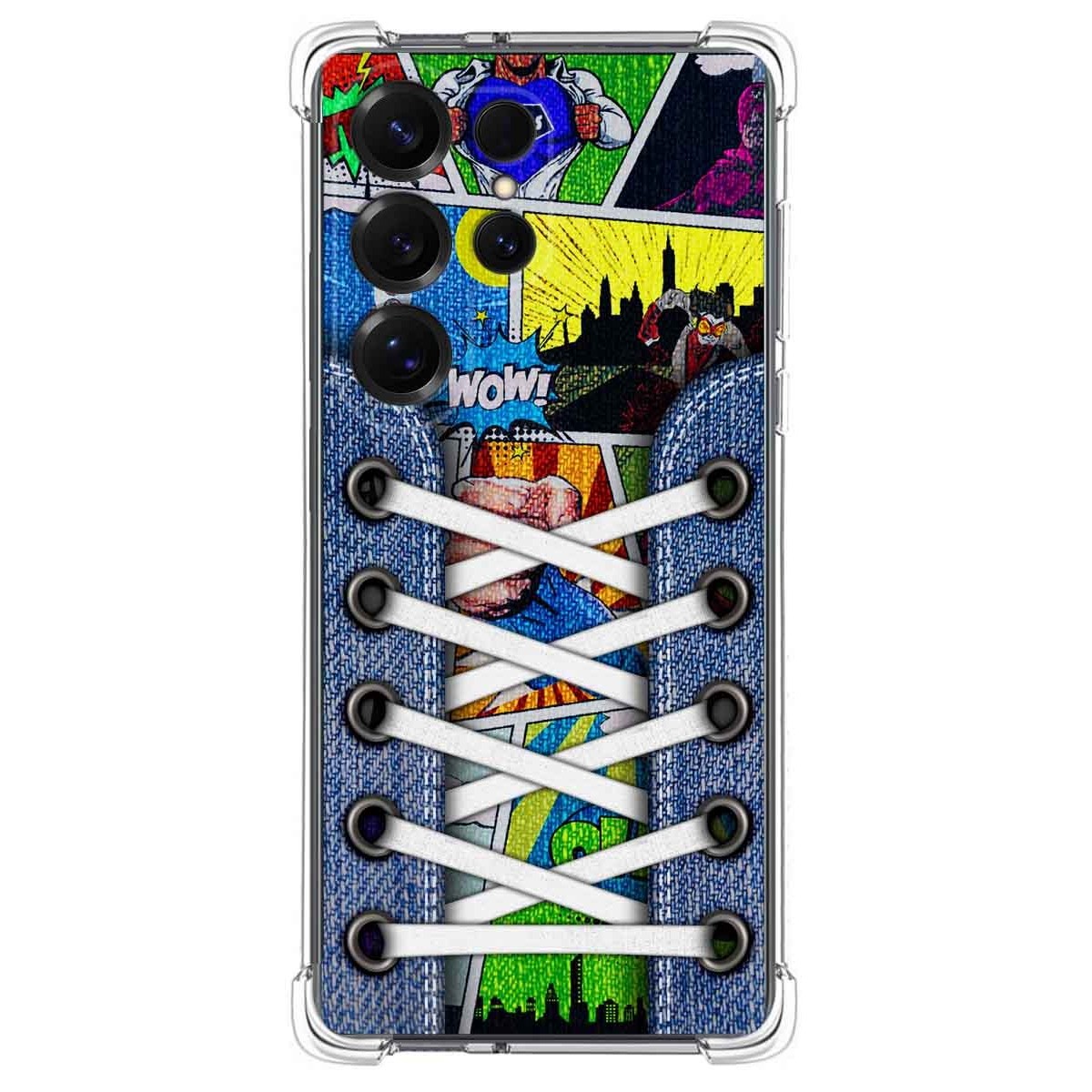 Funda Silicona Antigolpes para Samsung Galaxy S25 Ultra 5G diseño Zapatillas 14 Dibujos