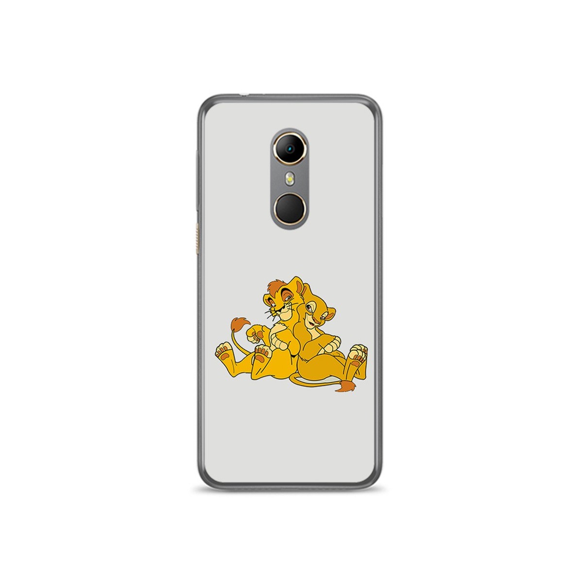 Funda Gel Tpu para Vodafone Smart N9 Diseño Leones Dibujos