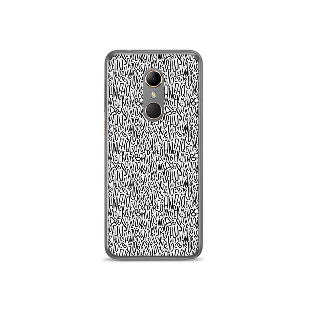 Funda Gel Tpu para Vodafone Smart N9 Diseño Letras Dibujos