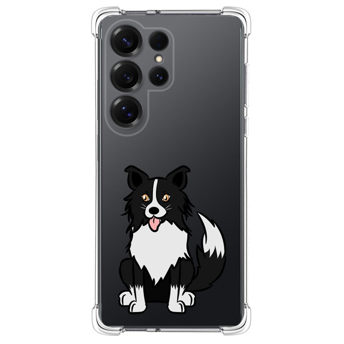 Funda Silicona Antigolpes para Samsung Galaxy S25 Ultra 5G diseño Perros 01 Dibujos