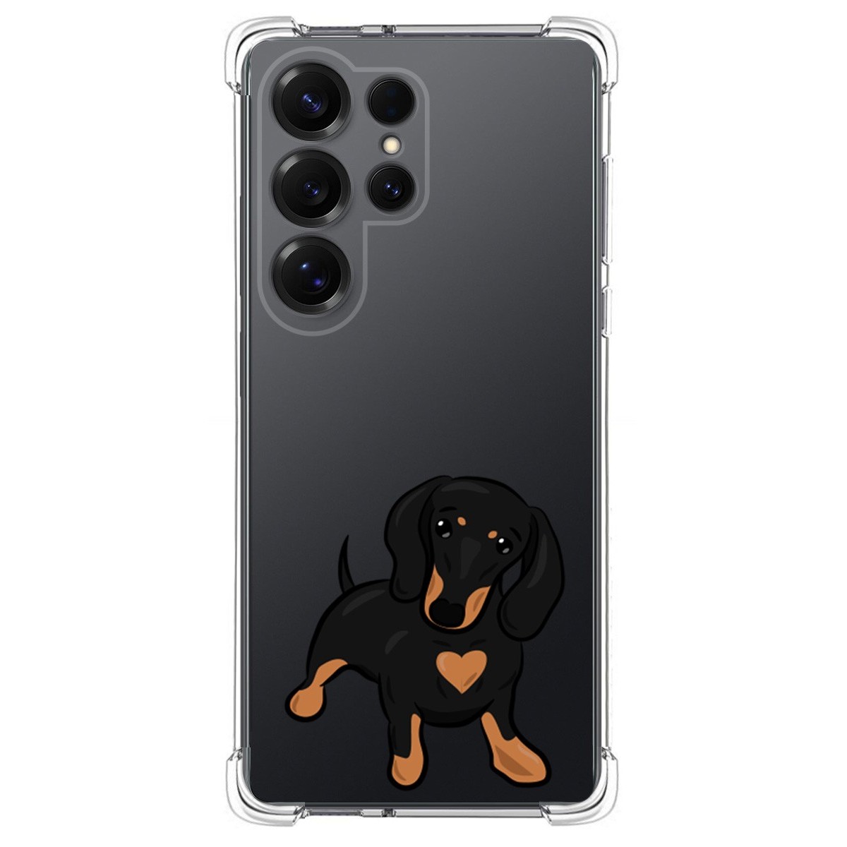 Funda Silicona Antigolpes para Samsung Galaxy S25 Ultra 5G diseño Perros 04 Dibujos