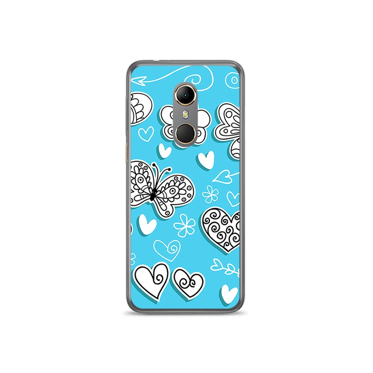 Funda Gel Tpu para Vodafone Smart N9 Diseño Mariposas Dibujos