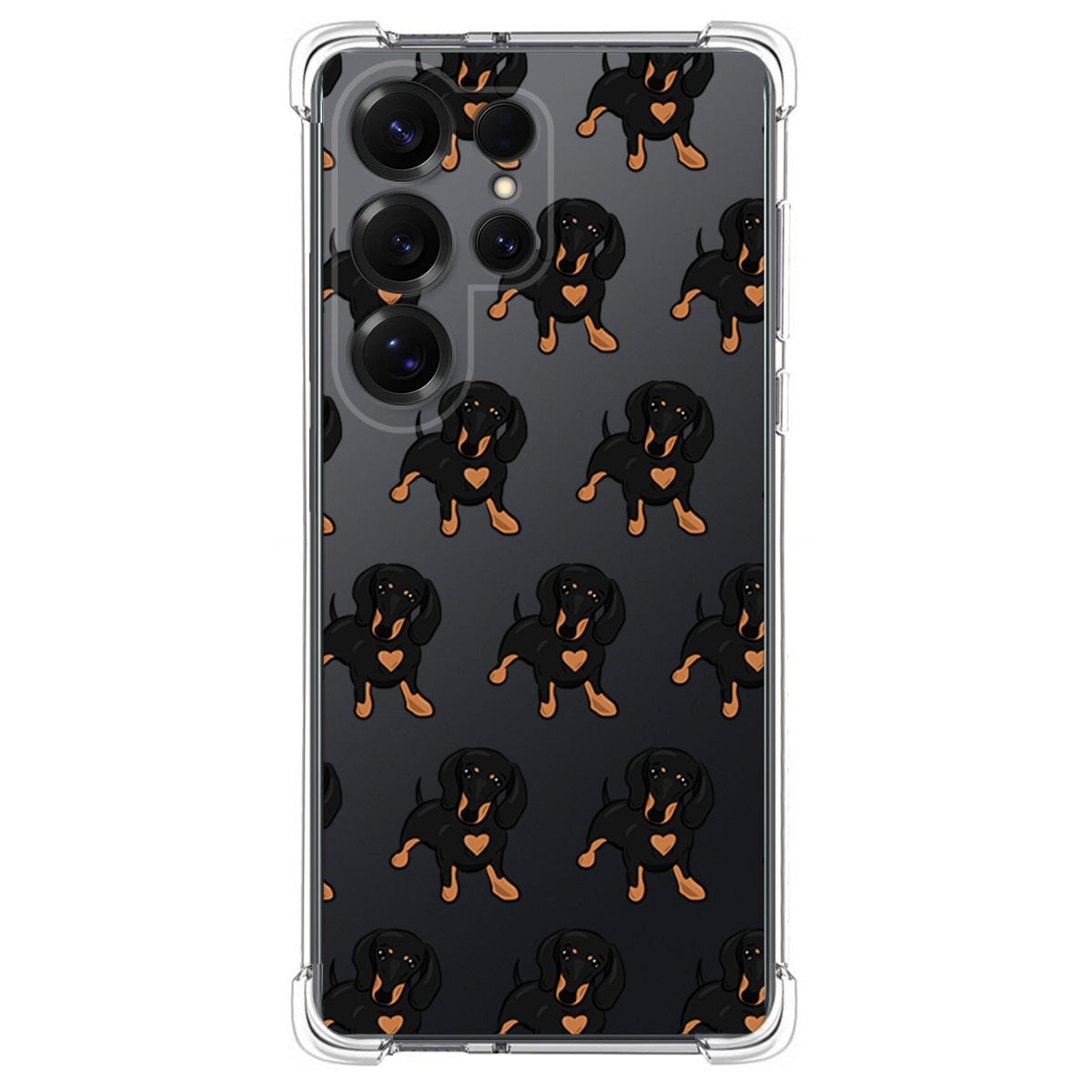 Funda Silicona Antigolpes para Samsung Galaxy S25 Ultra 5G diseño Perros 10 Dibujos