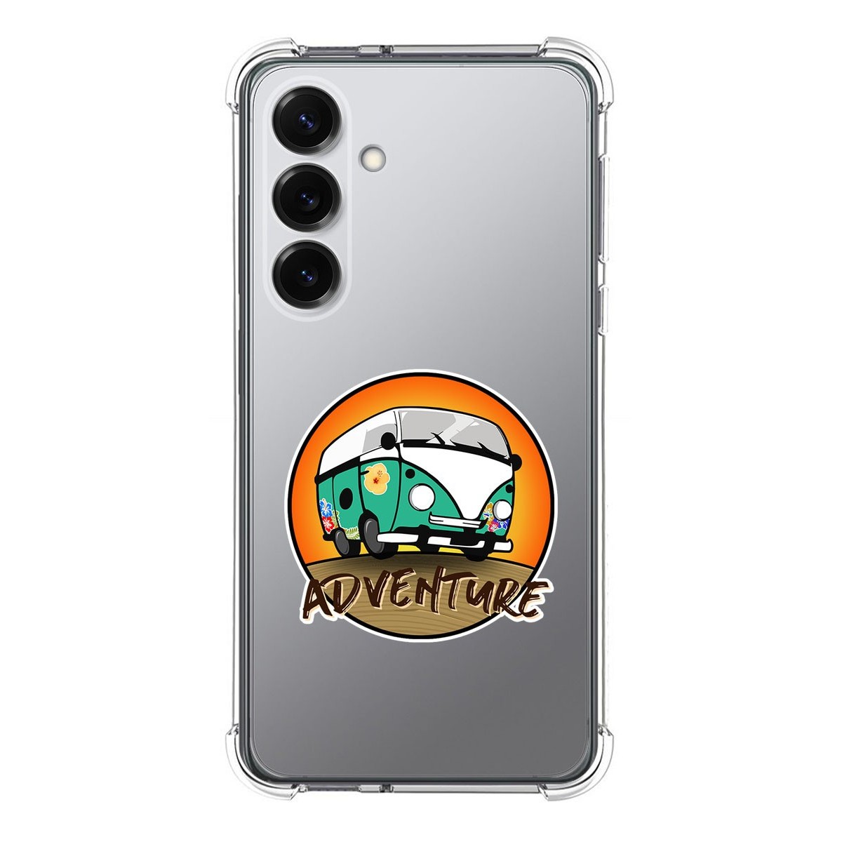 Funda Silicona Antigolpes para Samsung Galaxy S25+ Plus 5G diseño Adventure Dibujos