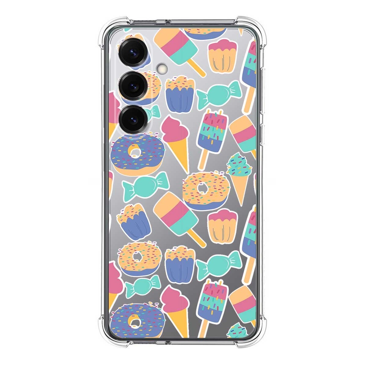 Funda Silicona Antigolpes para Samsung Galaxy S25+ Plus 5G diseño Dulces 02 Dibujos