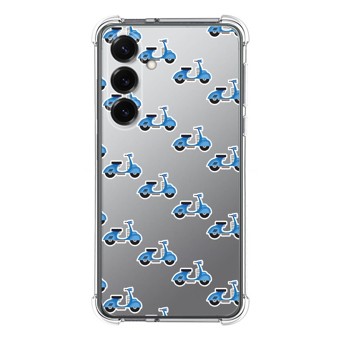 Funda Silicona Antigolpes para Samsung Galaxy S25+ Plus 5G diseño Scooter Dibujos