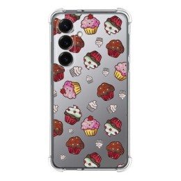 Funda Silicona Antigolpes para Samsung Galaxy S25+ Plus 5G diseño Muffins Dibujos