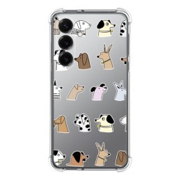 Funda Silicona Antigolpes para Samsung Galaxy S25+ Plus 5G diseño Perros Dibujos