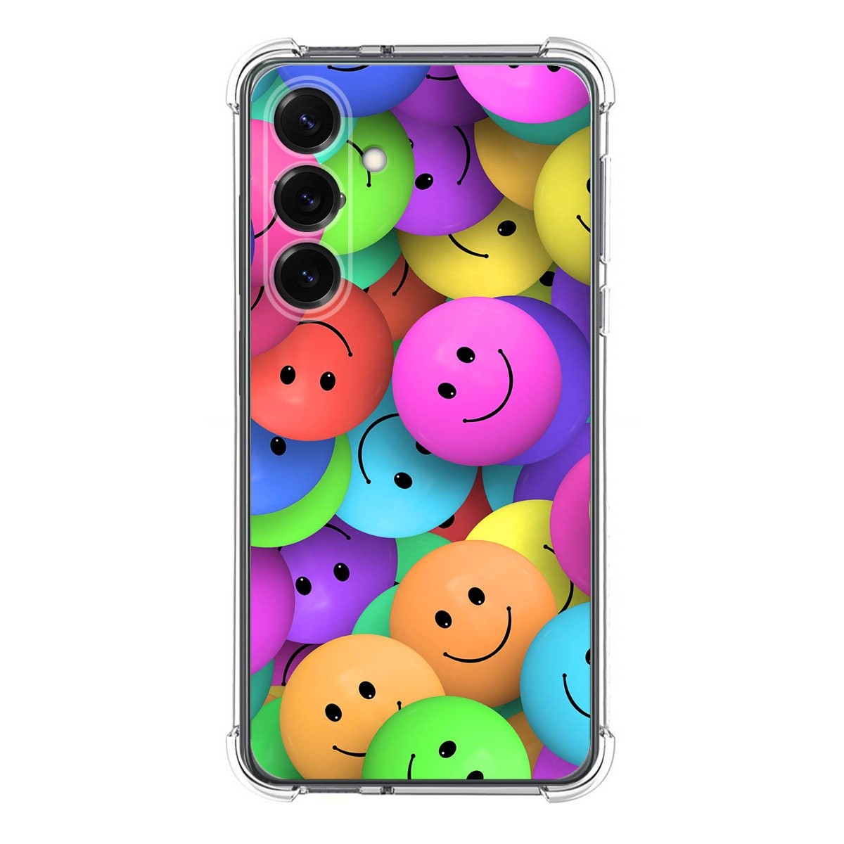 Funda Silicona Antigolpes para Samsung Galaxy S25+ Plus 5G diseño Smile Dibujos