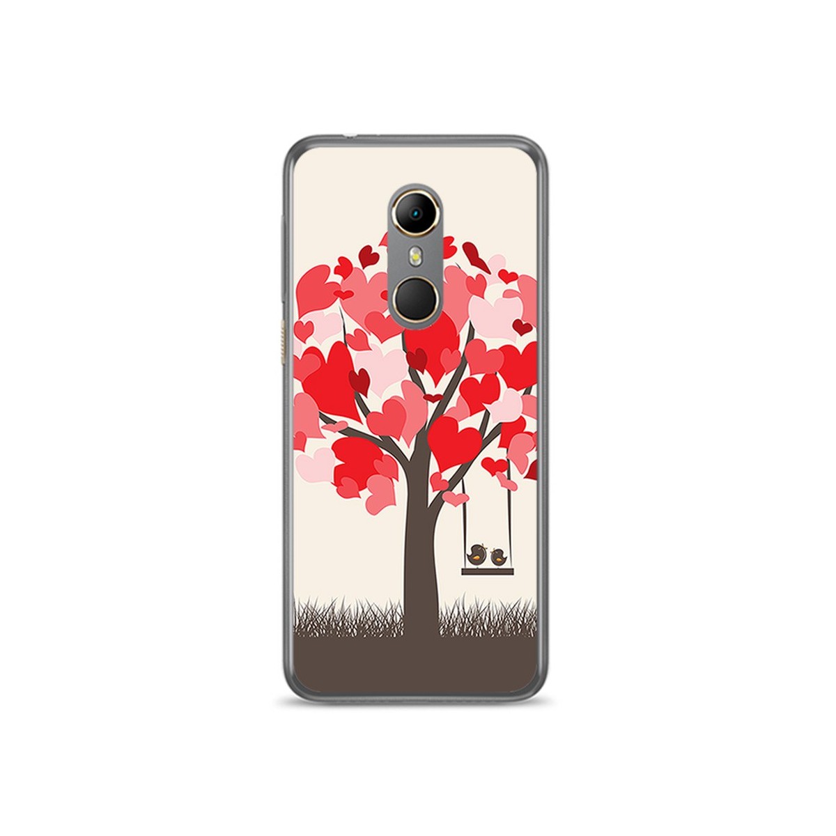 Funda Gel Tpu para Vodafone Smart N9 Diseño Pajaritos Dibujos
