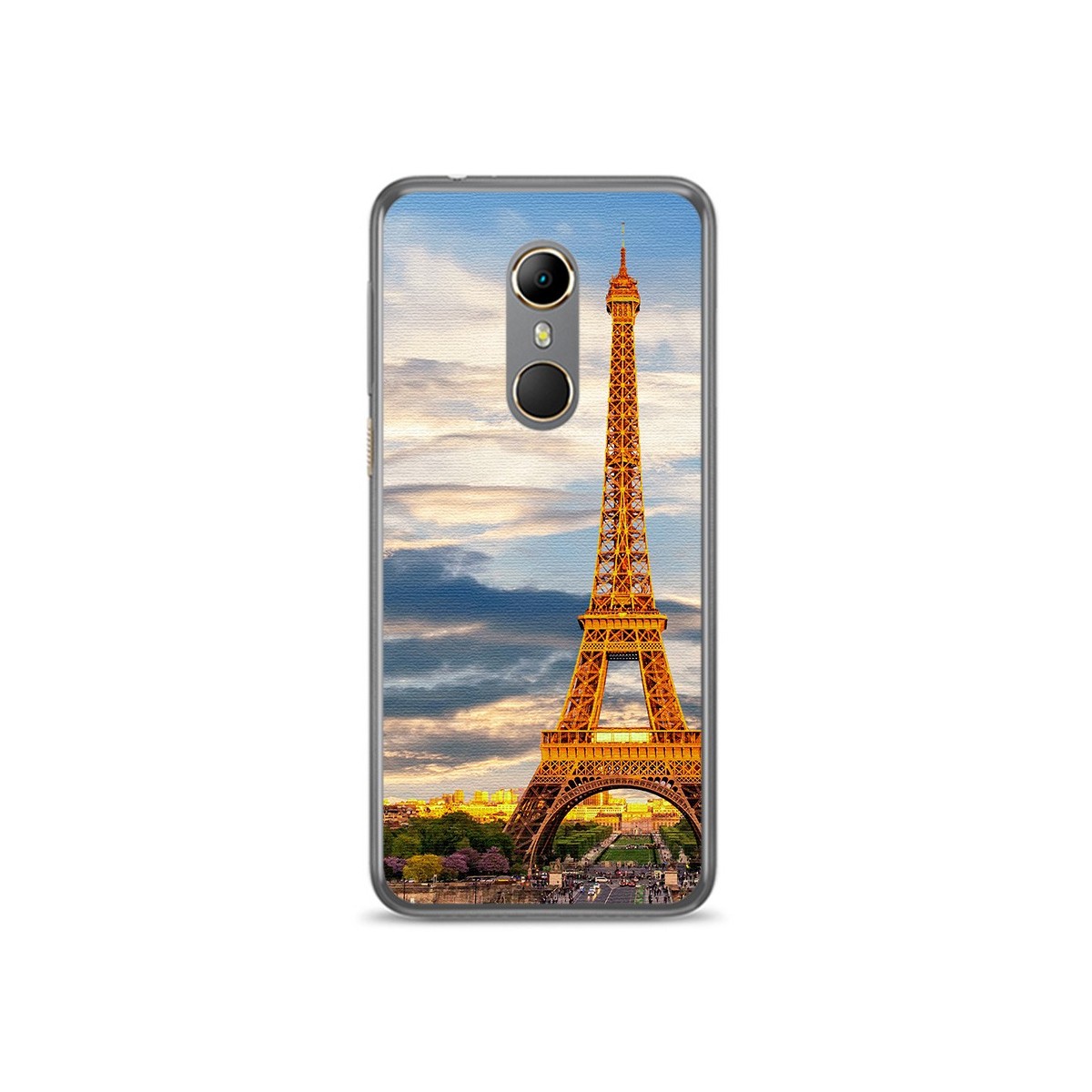 Funda Gel Tpu para Vodafone Smart N9 Diseño Paris Dibujos