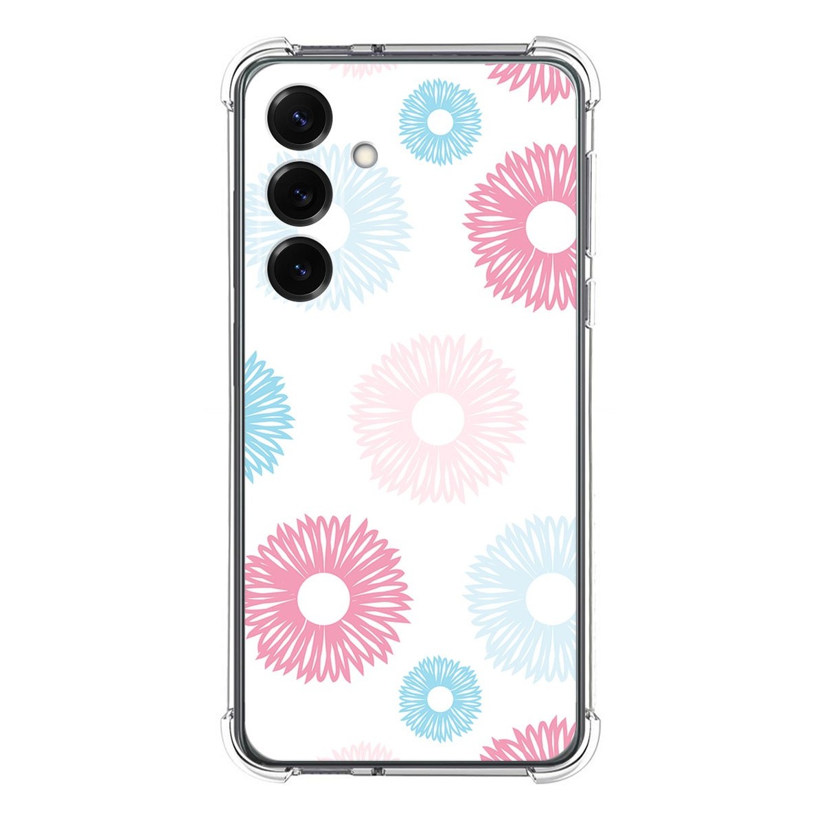 Funda Silicona Antigolpes para Samsung Galaxy S25+ Plus 5G diseño Flores 06 Dibujos