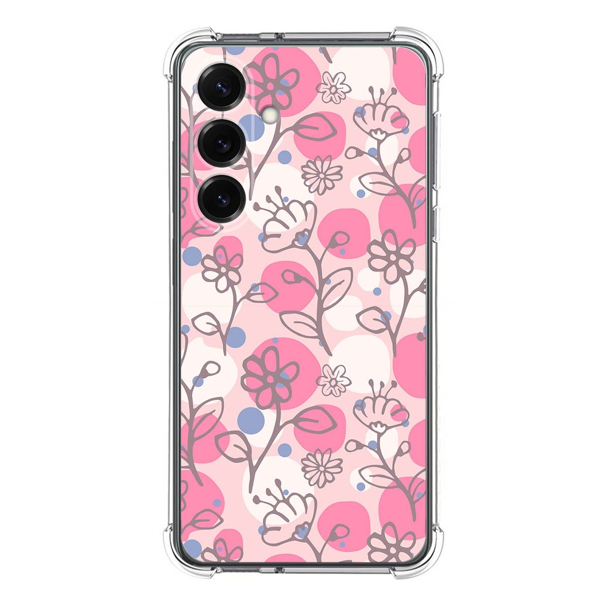 Funda Silicona Antigolpes para Samsung Galaxy S25+ Plus 5G diseño Flores 07 Dibujos