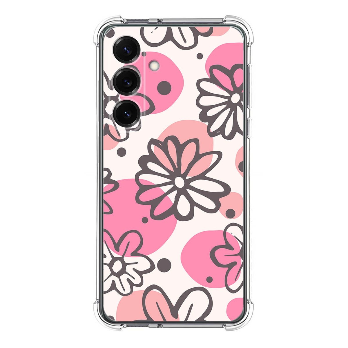Funda Silicona Antigolpes para Samsung Galaxy S25+ Plus 5G diseño Flores 09 Dibujos