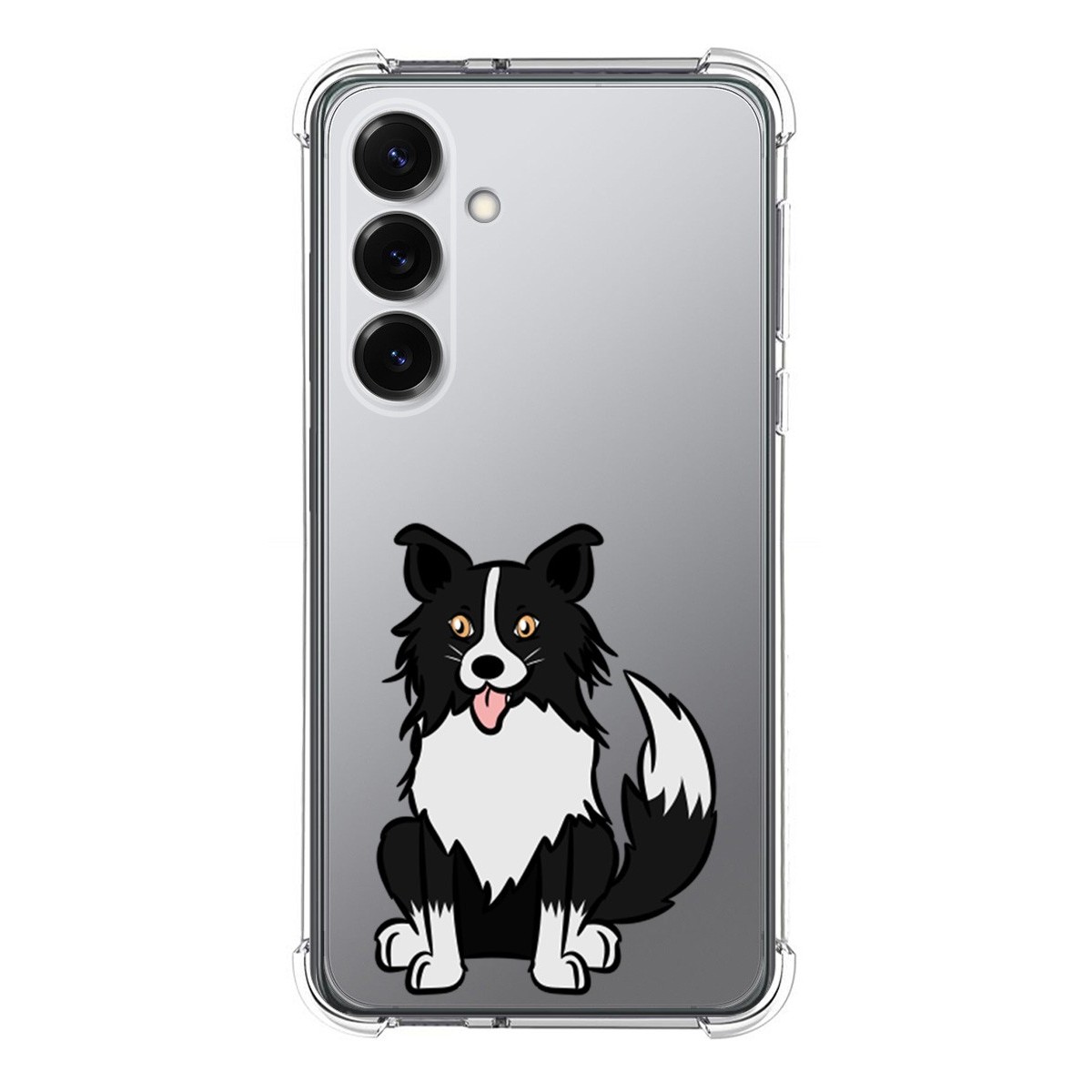 Funda Silicona Antigolpes para Samsung Galaxy S25+ Plus 5G diseño Perros 01 Dibujos