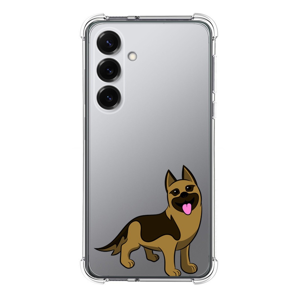 Funda Silicona Antigolpes para Samsung Galaxy S25+ Plus 5G diseño Perros 03 Dibujos
