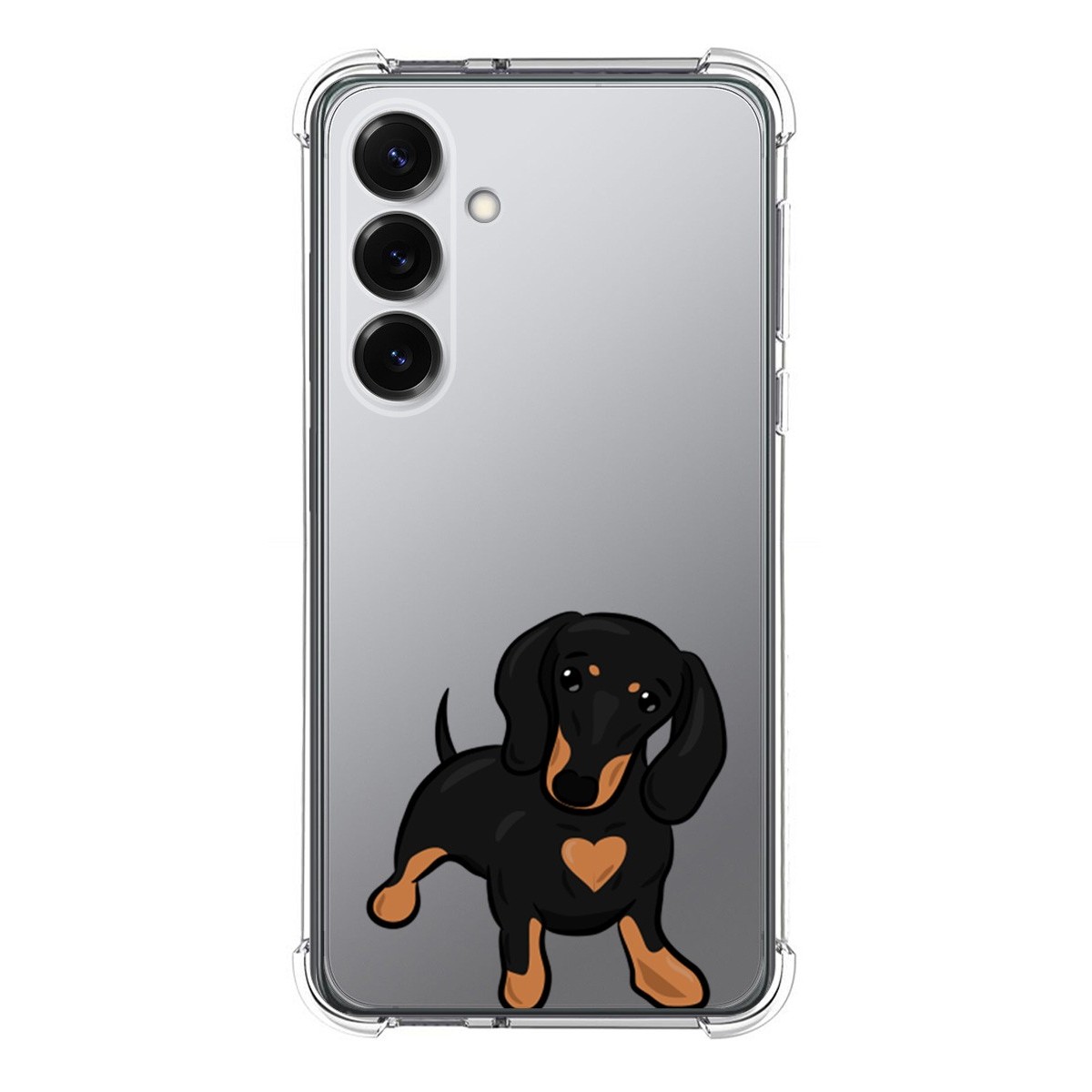 Funda Silicona Antigolpes para Samsung Galaxy S25+ Plus 5G diseño Perros 04 Dibujos
