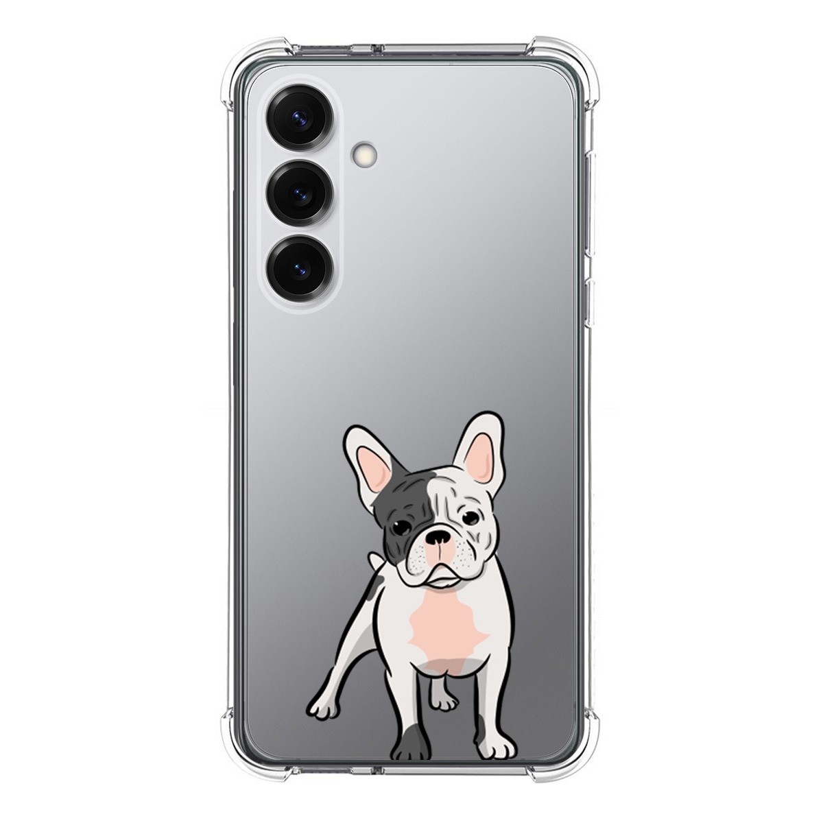 Funda Silicona Antigolpes para Samsung Galaxy S25+ Plus 5G diseño Perros 06 Dibujos