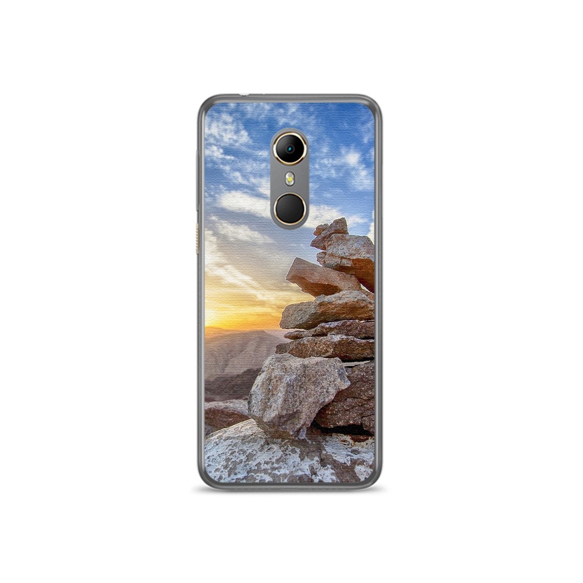 Funda Gel Tpu para Vodafone Smart N9 Diseño Sunset Dibujos
