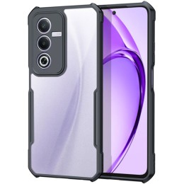 Funda Transparente Reforzada con Borde Negro para Oppo A80 5G