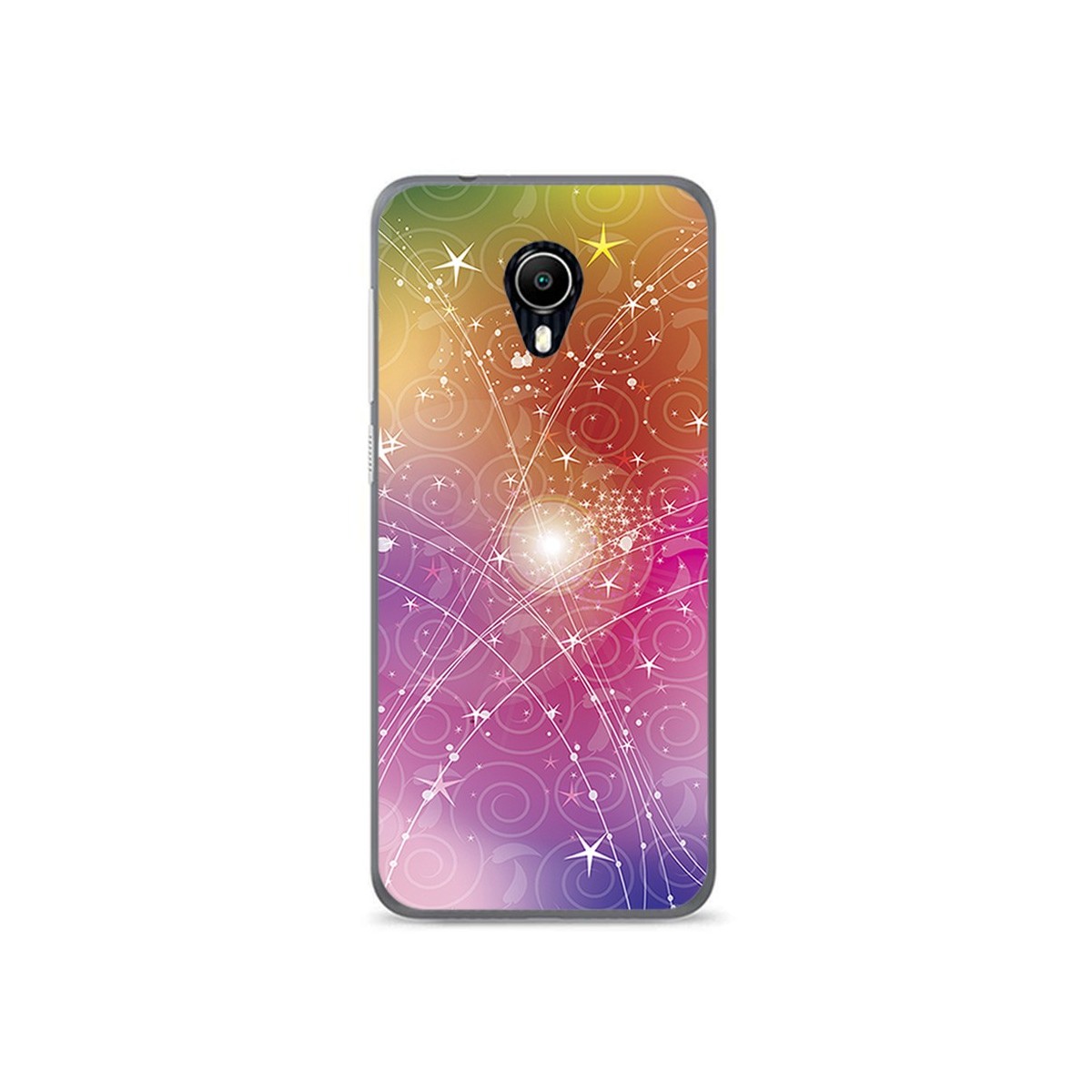 Funda Gel Tpu para Vodafone Smart N9 Lite Diseño Abstracto Dibujos