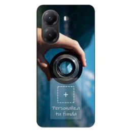 Personaliza tu Funda Silicona Gel Tpu Negra con tu Fotografia para Xiaomi Poco X7 Pro 5G Dibujo Personalizada
