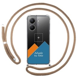 Personaliza tu Funda Colgante Transparente para Xiaomi Poco X7 Pro 5G con Cordon Camel Dibujo Personalizada