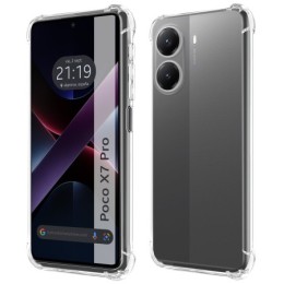 Funda Silicona Antigolpes Transparente para Xiaomi Poco X7 Pro 5G
