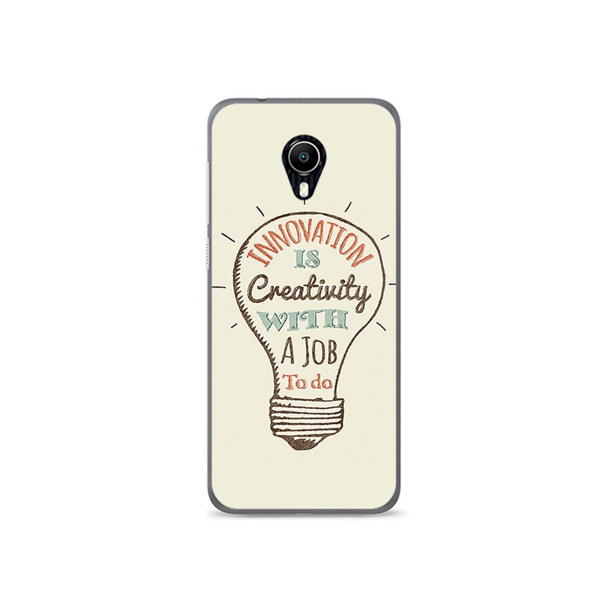 Funda Gel Tpu para Vodafone Smart N9 Lite Diseño Creativity Dibujos