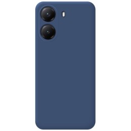 Funda Silicona Líquida Ultra Suave para Xiaomi Poco X7 Pro 5G color Azul Oscuro 2