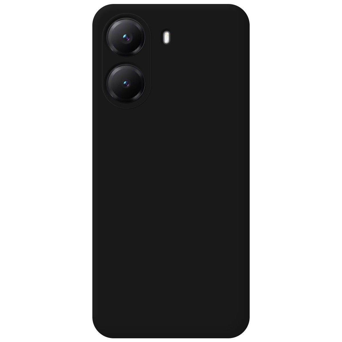 Funda Silicona Líquida Ultra Suave para Xiaomi Poco X7 Pro 5G color Negra