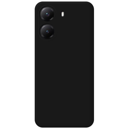 Funda Silicona Líquida Ultra Suave para Xiaomi Poco X7 Pro 5G color Negra