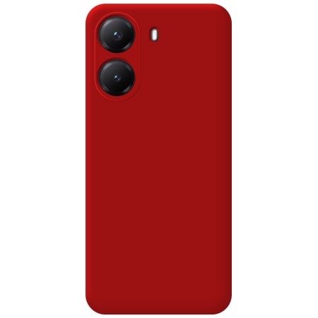 Funda Silicona Líquida Ultra Suave para Xiaomi Poco X7 Pro 5G color Roja