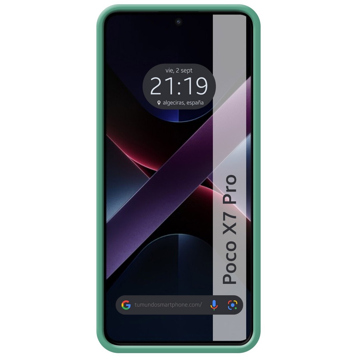 Funda Silicona Líquida Ultra Suave para Xiaomi Poco X7 Pro 5G color Verde