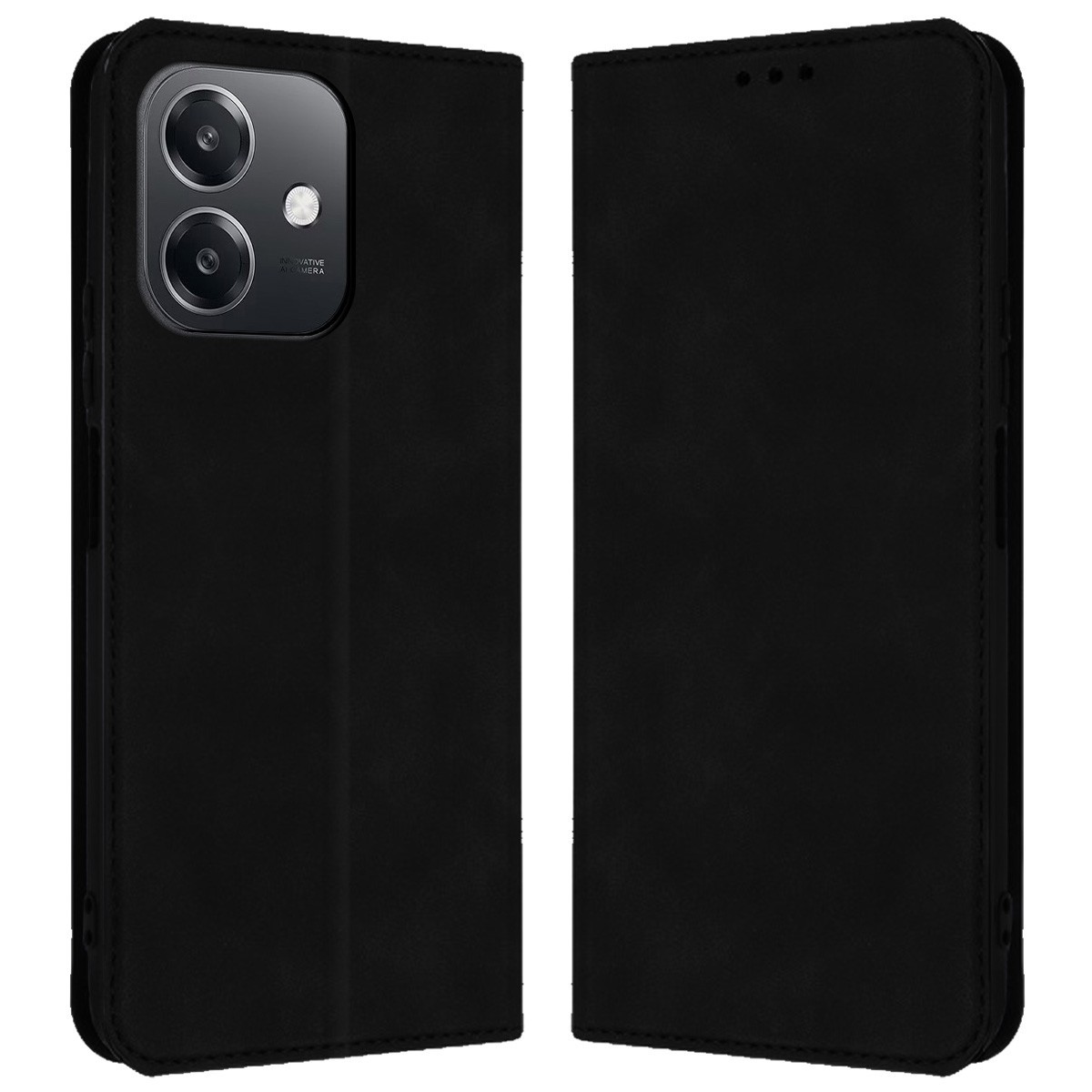 Funda Libro de Polipiel con tarjetero para Oppo A40 / A40m color Negra