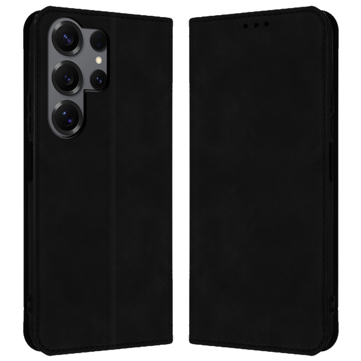 Funda Libro de Polipiel con tarjetero para Samsung Galaxy S25 Ultra 5G color Negra