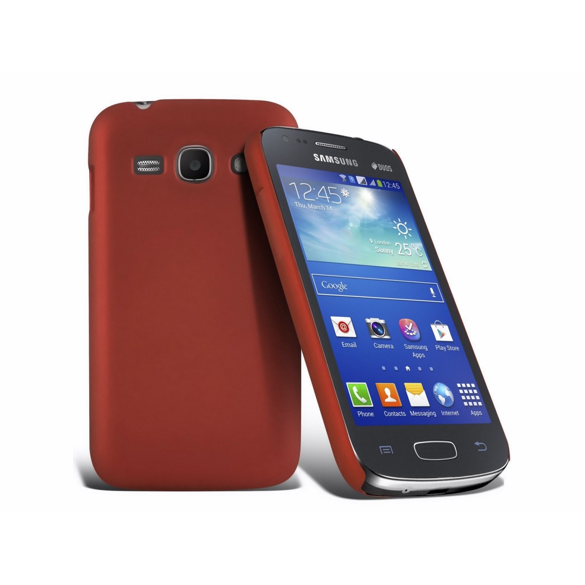 Carcasa Dura Samsung Galaxy Ace 3 S7270 / S7272 / S7275 Color Roja